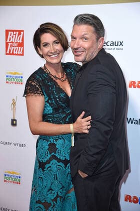 Hardy Krueger Jr with wife Alice Krueger at the 13th GOLDEN BILD der FRAU award ceremony at the Stage Operettenhaus in Hamburg on 23 10 2019