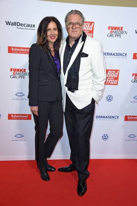 Michael Brandner with wife Karin Brandner at the 13th GOLDEN BILD der FRAU award ceremony at the Stage Operettenhaus in Hamburg on 23 10 2019