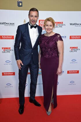 Kai Pflaume, Franziska Giffey at the 13th GOLDEN BILD der FRAU award ceremony at the Stage Operettenhaus in Hamburg on 23 10 2019