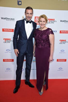 Kai Pflaume, Franziska Giffey at the 13th GOLDEN BILD der FRAU award ceremony at the Stage Operettenhaus in Hamburg on 23 10 2019
