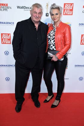 Heinz Hoenig with wife Annika Kaersten Hoenig at the 13th GOLDEN BILD der FRAU award ceremony at the Stage Operettenhaus in Hamburg on 23 10 2019