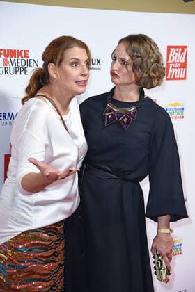 Elena Uhlig, Lara Joy Koerner at the 13th GOLDEN BILD der FRAU award ceremony at the Stage Operettenhaus in Hamburg on 23 10 2019