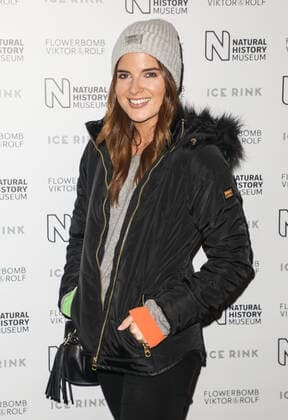October 23, 2019, London, United Kingdom: Binky Felstead attending the launch party for the Natural History Museum Ice Rink in London London United Kingdom - ZUMAs197 20191023_zaa_s197_124 Copyright: xBrettxCovex