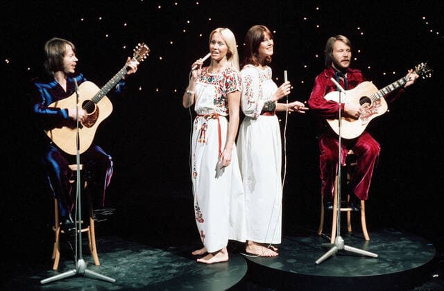 Bj÷rn Ulvaeus, Agnetha Fõltskog, Anni-Frid Lyngstad & Benny Andersson Abba 01 June 1974  Copyright: MaryxEvansxAFxArchive 12064984 editorial use only