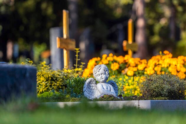 Tag des Friedhofs am 19. September DEU, Deutschland, Baden-Württemberg, Stuttgart, 23.10.2019: Pragfriedhof Stuttgart im Herbst. *** DEU, Germany, Baden Württemberg, Stuttgart, 23 10 2019 Prague cemetery Stuttgart in the autumn