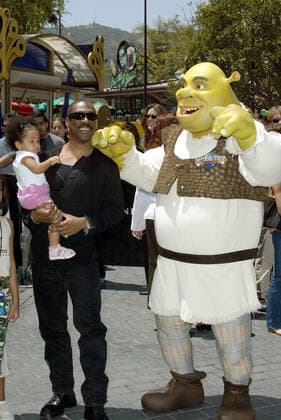 Eddie Murphy & Shrek Actor Shrek 4-D, Attraction Premiere Universal Studios, Los Angeles, USA 10 May 2003  Copyright: MaryxEvansxAllstarxGrahamxWhitbyxBoot 12238400