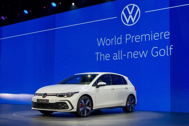 24 10 2019, xtgx, Economy car, Volkswagen world premiere presentation Golf VIII 8 eight emspor, v l presentation of the new Golf Wolfsburg