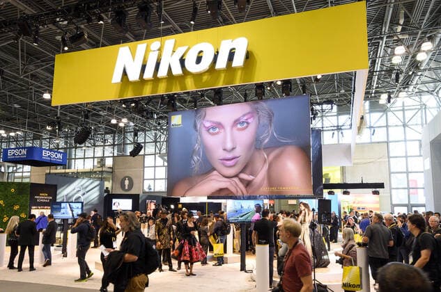 October 24, 2019, New York, NY, U.S: October 24, 2019 - New York, NY, United States: The Nikon booth at the PhotoPlus Expo conference taking place at the Jacob K. Javits Convention Center. New York U.S. - ZUMAb161 20191024_zap_b161_009 Copyright: xMichaelxBrochsteinx