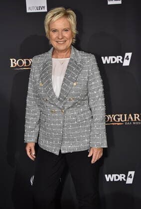 The presenter Birgit Lechtermann comes to the premiere and tour start of the musical BODYGUARD in the Musical Dome on 24 10 2019 in Cologne.