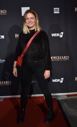 Youtube star Kelly MissesVlog comes to the premiere and tour start of the musical BODYGUARD at the Musical Dome on 24 10 2019 in Cologne
