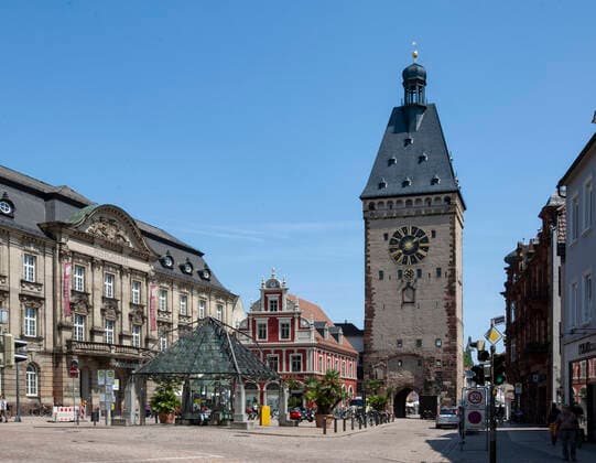 Clock Tower, Speyer, Rhineland Palatinate, Germany, Europe Copyright: JamesxEmmerson 747-1932