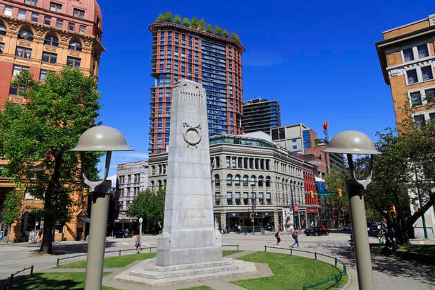 Victory Square, Vancouver City, British Columbia, Canada, North America Copyright: RichardxCummins 776-5677