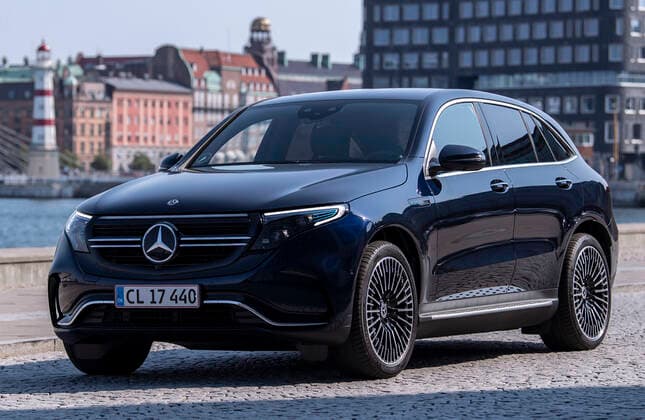 Mercedes el-SUV EQC 400 4Matic communication street road vehicle transport MALMÖ SVERIGE x50090x *** Mercedes el SUV EQC 400 4Matic communication street road vehicle transport MALMÖ SVERIGE x50090x,  Copyright: xJohanxNilsson TTx CAR