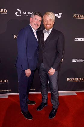 Paul Reeves and Ross Antony at the premiere of Bodyguard Das Musical at the Mucial Dome Cologne, 24 10 2019 Foto:xC.xHardtx xFuturexImage