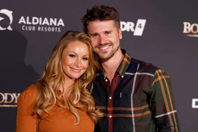 Jana Julie Kilka Schölermann with her husband Thore Schölermann at the premiere of Bodyguard Das Musical at the Mucial Dome Cologne, 24 10 2019 Foto:xC.xHardtx xFuturexImage