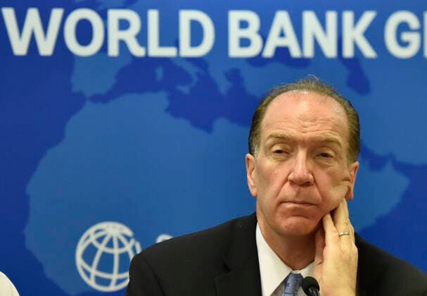 NEW DELHI, INDIA - OCTOBER 26: World Bank President David Malpass speaks to media during a press conference, at World Bank Office, 70 Lodi Estate, on October 26, 2019 in New Delhi, India. During his visit, Malpass will focus on understanding the emerging priorities of the Indian government in its new term as it strives to boost growth and meet the aspirations of its people and on developing the World Bank Group?s partnership with India. (Photo by Sanjeev Verma Hindustan Times ) World Bank President David Malpass Addresses A Press Conference At World Bank Office In Delhi