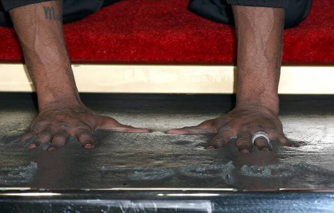 Kobe Bryant Los Angeles Lakers Kobe Bryant Hand And Footprint Ceremony Hollywood, Los Angeles, California, USA 19 February 2011  Copyright: MaryEvansxAllstarxGrahamxWhitbyxBoot 12326067