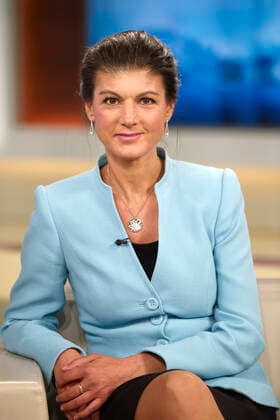 Sahra Wagenknecht 2019 10 23, Berlin, Germany Sahra Wagenknecht Die Linke , parliamentary party leader in the Bundestag, guest of Anne Will on First German Television Topic of the panel discussion 30 years after the fall of the Wall what do the election results in the East stand for?