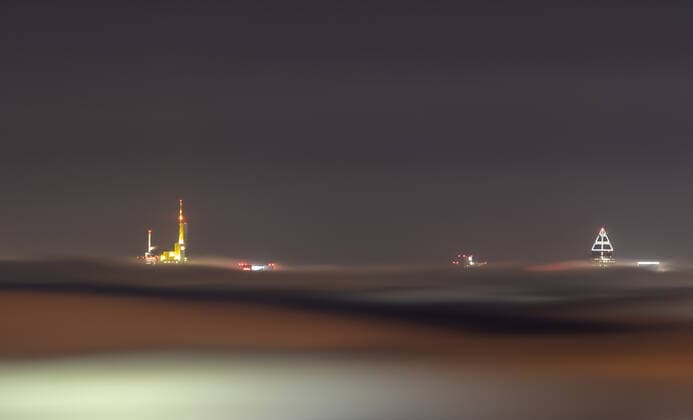 Frankfurt skyline in the fog 28 10 2019, Kronberg Hesse View over Kronberg in the evening hours of the Frankfurt skyline protruding from a blanket of fog , Kronberg Germany