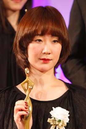 Japanese actress Haru Kuroki attends the award ceremony of the Tokyo Drama Award 2019 in Tokyo, Japan on October 28, 2019.  (115385033)
