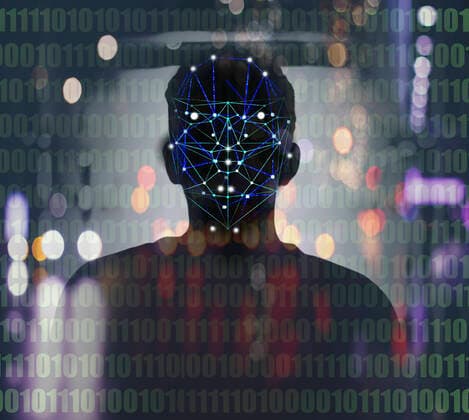 Gesichtserkennungstechnologie *** face recognition technology  Copyright: xGaryxWatersx 11591905
