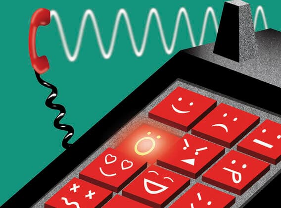 Emoji keys on the telephone keypad  Copyright: xLiamxBardsleyx 12810021