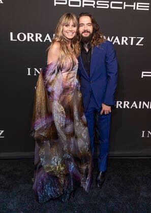 Entertainment Themen der Woche KW44 Bilder des Jahres 2019, Entertainment 10 Oktober NY: Angel Ball 2019 Heidi Klum wearing dress by Iris van Herpen and Tom Kaulitz attend Angel Ball 2019 hosted by Gabrielle s Angel Foundation at Cipriani Wall Street New York New York United States  LevxRadin