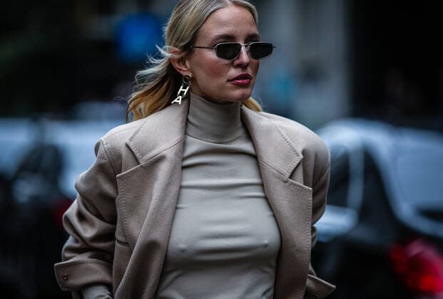Italy: On the street of Milan MILAN, Italy- September 19 2019: Leonie Hanne on the street during the Milan Fashion Week. Milan Italy Italy Milan  MauroxDelxSignore