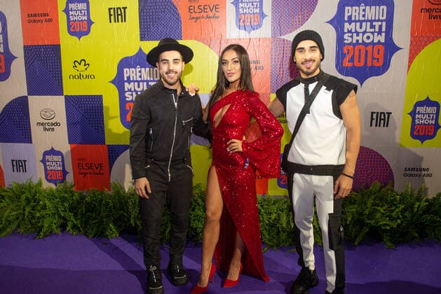 RIO DE JANEIRO, RJ - 29.10.2019: PRÊMIO MULTISHOW DE MÚSICA BRASILEIRA 2019 - The Merlin group during the award ceremony of the Multishow Award of Brazilian Music 2019, which celebrates 26 years of edition, with big names of Brazilian music, in Rio de Janeiro, RJ. x1822103x  CristianexMota
