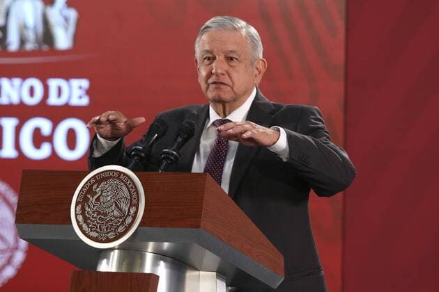 October 29, 2019: EUM20191029NAC03.JPG.CIUDAD DE MEXICO Presidency Presidencia-AMLO.- El presidente de la Republica Mexicana, Andres Manuel Lopez Obrador, durante su conferencia matutina de este martes 29 de octubre de 2019 en Palacio Nacional. Foto: Agencia EL UNIVERSAL Carlos Mejia EVZ  - ZUMAu78_ 20191029_zaf_u78_001 Copyright: xCarlosxMejia ElxUniversalx