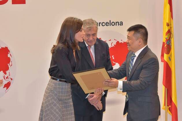 Spanish Queen Letizia during 3 edition of International Friendship Award in Madrid on Wednesday, 30 October 2019 Cordon Press  ANTONIOxQUILEZx0711