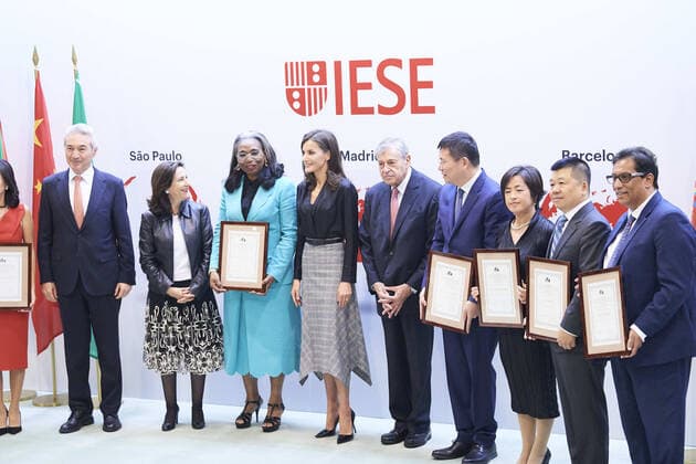 October 30, 2019, Madrid, Madrid, Spain: Queen Letizia of Spain attends the Delivery of the third edition of the International Friendship Award at IESE Campus on October 30, 2019 in Madrid, Spain Madrid Spain  - ZUMAg15_ 20191030_zaf_g15_045 Copyright: xJackxAbuinx