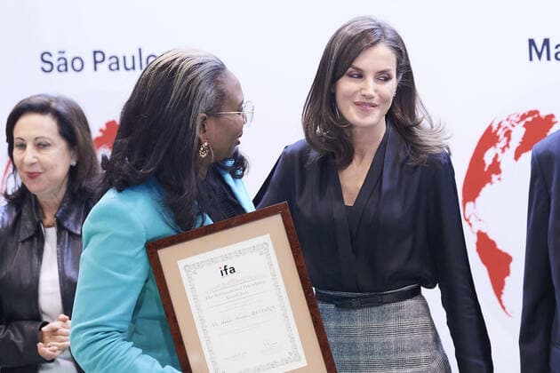 October 30, 2019, Madrid, Madrid, Spain: Queen Letizia of Spain attends the Delivery of the third edition of the International Friendship Award at IESE Campus on October 30, 2019 in Madrid, Spain Madrid Spain  - ZUMAg15_ 20191030_zaf_g15_047 Copyright: xJackxAbuinx