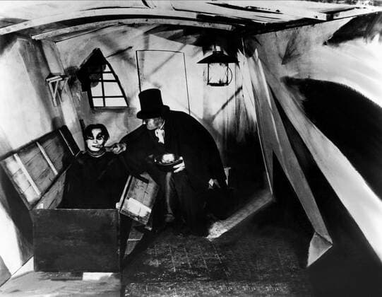 Conrad Veidt & Werner Krauss Characters: Cesare, Dr. Caligari Film: The Cabinet Of Dr. Caligari (DE 1920) Auch: Das Kabinett Des Doktor Caligari Director: Robert Wiene 26 February 1920  Copyright: MaryxEvansxAFxArchive 12026101 editorial use only