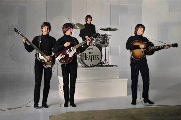 Paul Mccartney, George Harrison, Ringo Starr & John Lennon Film: Help!; The Beatles: Help! (UK 1965) Director: Richard Lester 29 July 1965  Copyright: MaryxEvansxAFxArchive 12081499 editorial use only