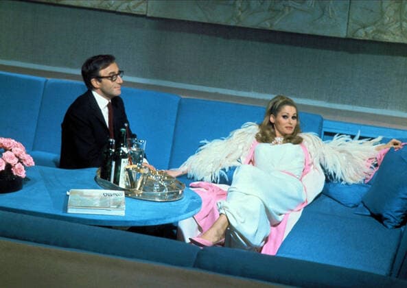Peter Sellers & Ursula Andress Characters: Evelyn Tremble, James Bond-007, Vesper Lynd - 007 Film: Casino Royale (UK USA 1967) Regie: Ken Hughes, John Huston, Joseph Mcgrath, Robert Parrish, Val Guest, Director: K Hughes, J Huston, Others 13 April 1967  Copyright: MaryxEvansxAFxArchive 12086955 editorial use only
