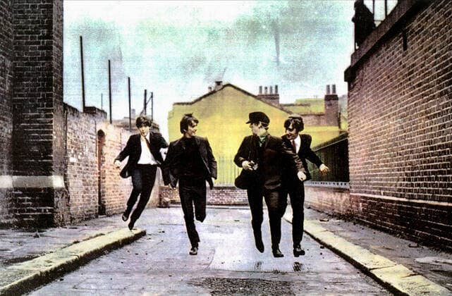 Paul Mccartney, George Harrison, Ringo Starr & John Lennon Characters: Paul,George,Ringo & John Film: A Hard Day S Night; The Beatles (UK 1964) Director: Richard Lester 06 July 1964  Copyright: MaryxEvansxAFxArchive 12090871 editorial use only