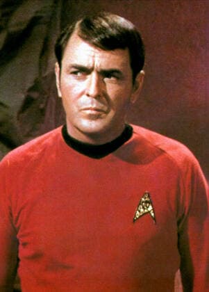 James Doohan Characters: Scott Scotty Television: Star Trek (TV-Serie) Usa 1966-1969, Star Trek: The Original Series Tos 08 September 1966  Copyright: MaryxEvansxAFxArchive 12091371 editorial use only
