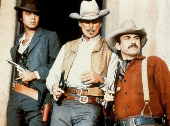Michael Callan, Lee Van Cleef & James B. Sikking Characters: Noah Forbes,Marshal Chris Adams & Film: The Magnificent Seven Ride! (1974) Director: George Mccowan 01 August 1972  Copyright: UnitedxArtistsxAFxArchivexMaryxEvans 12449561 editorial use only