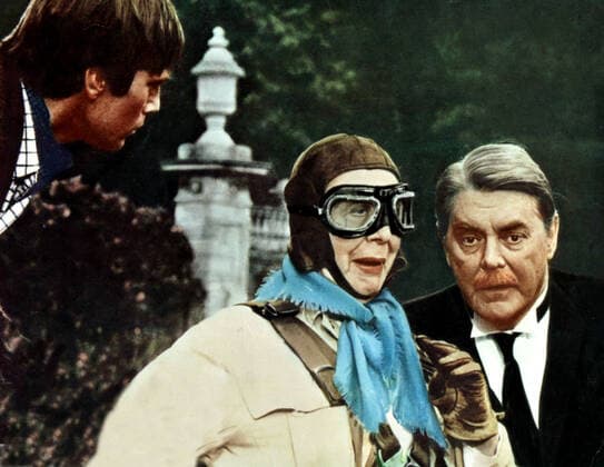 Nicky Henson, Edith Evans & Thorley Walters Film: Crooks And Coronets (1970) Director: Jim O Connolly 13 February 1970  Copyright: HermanxCohenxProductionsxAFxArchivexMaryxEvans 12456355 editorial use only