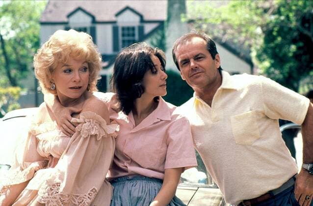 OSCARS. Bester Nebendarsteller. Preisträger 1981-1990 Shirley Maclaine, Debra Winger & Jack Nicholson Characters: Aurora Greenway,Emma Horton & Garrett Breedlove Film: Terms Of Endearment (USA 1983) Director: James L. Brooks 20 November 1983  Copyright: MaryxEvansxAFxArchivexParamountxPictures 12459630 editorial use only