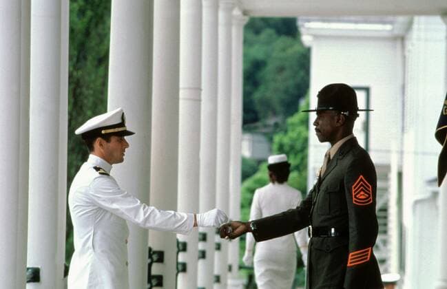 OSCARS. Bester Nebendarsteller. Preisträger 1981-1990 Richard Gere, Louis Gossett Jr Characters: Zack Mayo, Film: An Officer And A Gentleman (1983) Director: Taylor Hackford 28 July 1982  Copyright: MaryxEvansxAFxArchivexLorimar 12463634 editorial use only