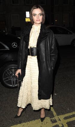 British model Sam Rollinson attends Harper s Bazaar Women Of The Year Awards 2019 at Claridge s Hotel in London. OCTOBER 29th 2019  TMMx193947