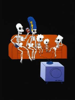 Homer, Marge, Lisa, Maggie & Bart Simpson Television: The Simpsons (TV-Serie) Usa 1989-, 17 December 1989  Copyright: MaryxEvansxAFxArchivex20thxCenturyxFoxxTelevision 12469033 editorial use only
