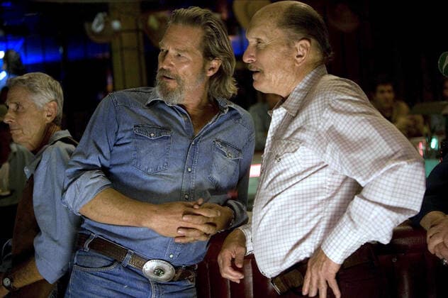 OSCARS. Bester Hauptdarsteller. Preisträger 2001-2010 Jeff Bridges & Robert Duvall Characters: Bad Blake, Wayne Kramer Film: Crazy Heart (2009) Director: Scott Cooper 16 December 2009  Copyright: MaryxEvansxAFxArchivexFoxxSearchlightxPictures 12681512 editorial use only