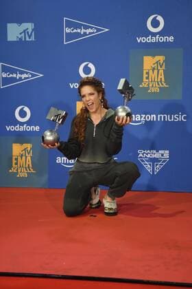 US singer Halsey poses during the MTV European Music Awards 2019 (MTV EMA 2019), held at the FIBES Conference and Exhibition Centre in Seville, Andalusia, Spain, 03 November 2019. MTV EMAs 2019 !ACHTUNG: NUR REDAKTIONELLE NUTZUNG!  Copyright: xRAULxCAROxCARDENASx GRAF2229 20191104-637084262034167073