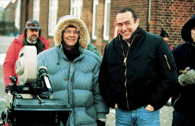 Bille August & Bernd Eichinger Film: Smilla S Feeling For Snow; Smilla S Sense Of Snow (DK S DE 1997) Director: Bille August 13 February 1997  Copyright: MaryxEvansxAFxArchivexConstantinxFilm 12563063 editorial use only