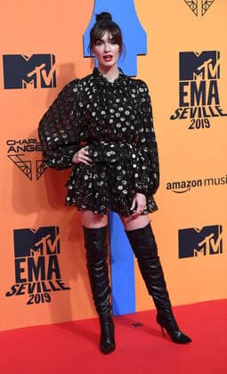 November 3, 2019, Seville, Andalusia, Spain: 2019 MTV Europe Music Awards (EMAs) held at the FIBES Conference and Exhibition Centre - Arrivals..Featuring: Paz Vega.Where: Seville, Andalusia, Spain.When: 03 Nov 2019.Credit: Sean ThorntonCover Images Seville Spain - ZUMAc218 20191103_zia_c218_179 Copyright: xCOVERxImagesx