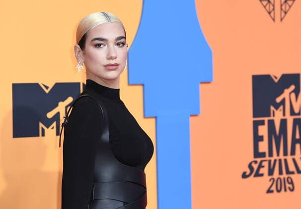 November 3, 2019, Seville, Andalusia, Spain: 2019 MTV Europe Music Awards (EMAs) held at the FIBES Conference and Exhibition Centre - Arrivals..Featuring: Dua Lipa.Where: Seville, Andalusia, Spain.When: 03 Nov 2019.Credit: Sean ThorntonCover Images Seville Spain - ZUMAc218 20191103_zia_c218_077 Copyright: xCOVERxImagesx