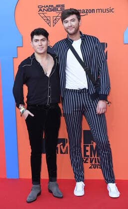 November 3, 2019, Seville, Andalusia, Spain: 2019 MTV Europe Music Awards (EMAs) held at the FIBES Conference and Exhibition Centre - Arrivals..Featuring: Mark Ferris, Luke Franks.Where: Seville, Andalusia, Spain.When: 03 Nov 2019.Credit: Sean ThorntonCover Images Seville Spain - ZUMAc218 20191103_zia_c218_038 Copyright: xCOVERxImagesx